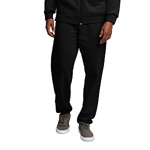12-pack Fruit of the Loom Eversoft Fleece Elastic Bottom Sweatpants with Pockets - Large,$24.99 - Black or Navy