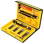 38 in 1 Repair Tool Kit Precision Screwdriver set with box  torx phillip flat head suction cup $10.38 shipped with prime.