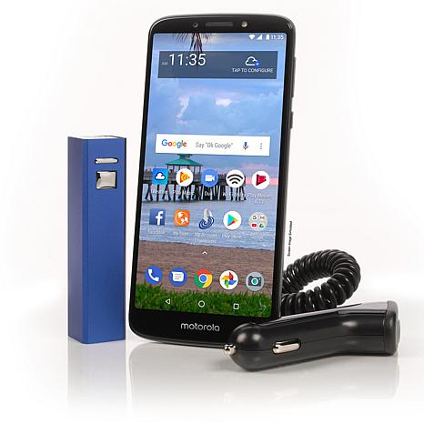 Tracfone 5.7" 16GB Motorola Moto E5 Smartphone + 1-Year 1500 Minutes/Text/Data $99.99 ...