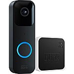 Blink Video Doorbell + Sync Module 2 + 2x Blink Mini Indoor Camera + Echo Show 5 - $79.98