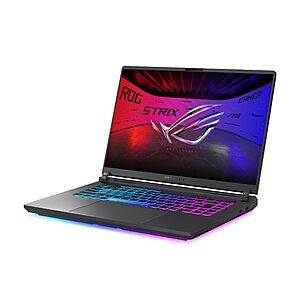 $1274 @ Amazon ! ASUS ROG Strix G16, 16” FHD 165Hz/3ms, NVIDIA RTX 5060, Intel Core i7 14650HX, 16GB DDR5, 1TB Gen 4 SSD, Wi-Fi 7, W11H $1274.99