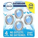 Febreze Bathroom Air Freshener,  Linen &amp; Sky Scent, 4 Count - $5.90 FS w/S&amp;S