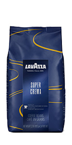 Lavazza Super Crema Whole Bean Coffee 2.2 Pound $13.79