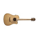 Washburn WCSD30SCEK @ World Music Supply - Woodcrafter Series Acoustic Electric Guitar with Zebrawood Back &amp; Sides $225