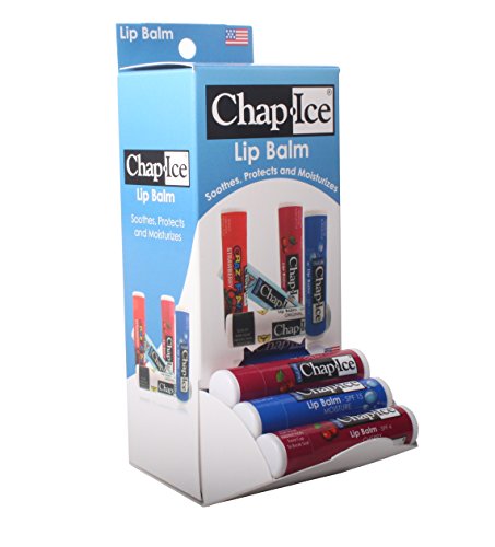 Chap-Ice Assorted Lip Balms – Cherry & Moisture  (Pack of 24) at 10.60 or less at Amazon w/ Subscribe & Save $9.74