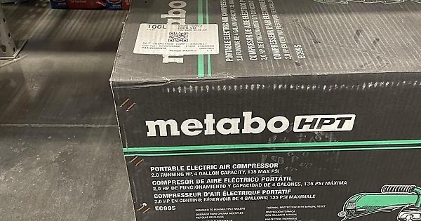 YMMV Metabo Twinstack  Air Compressor EC99S  - $92.07