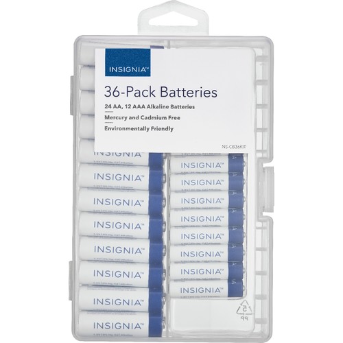 Insignia™ - AA / AAA Batteries (36-Pack) $10.99