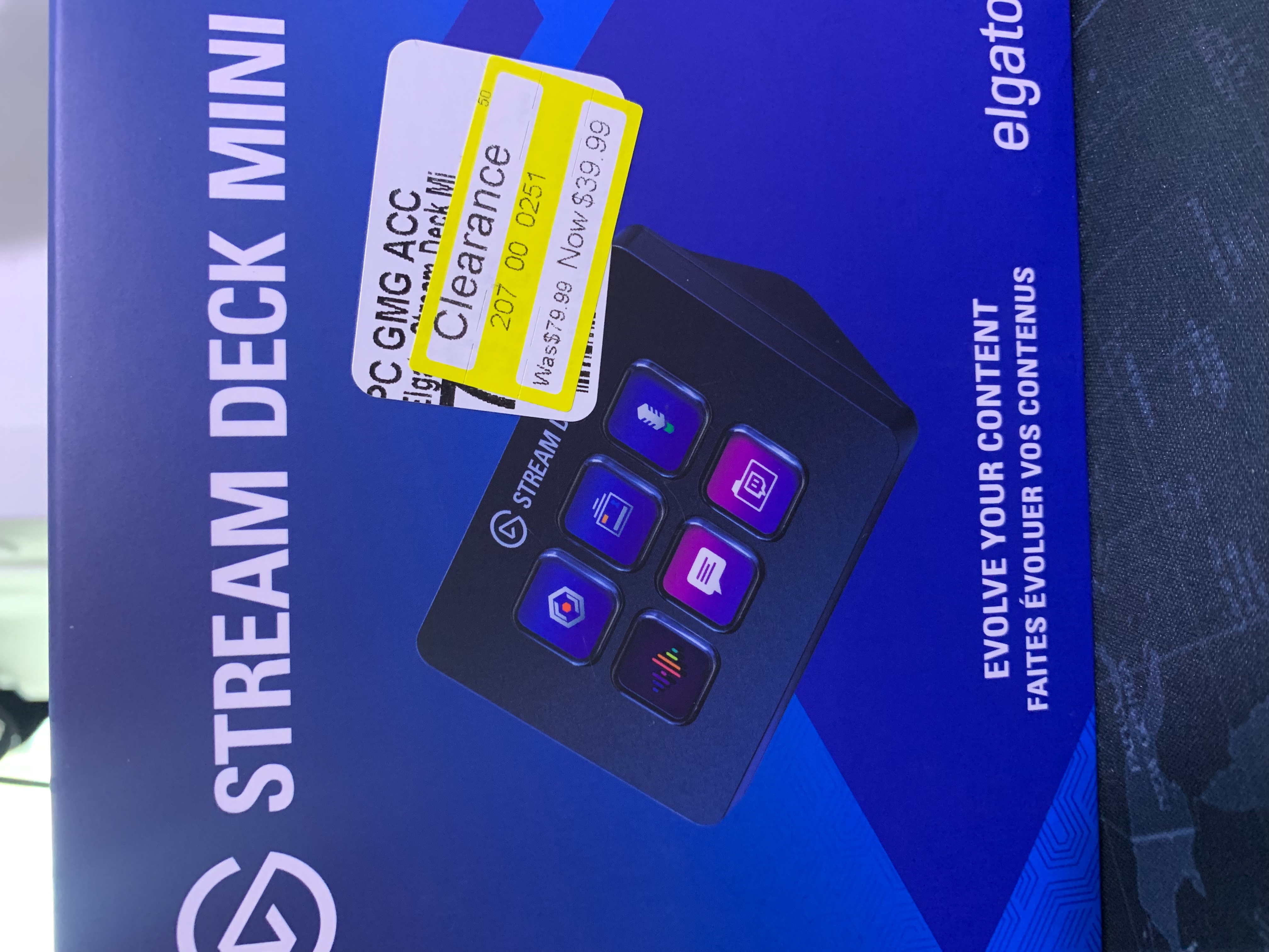 YMMV - ELGATO STREAM DECK MINI Target IN-STORE Clearance $23.99 Your  Mileage May Vary