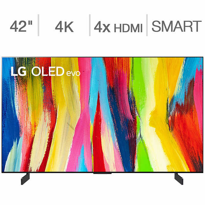Costco: LG 42" Class - OLED C2 Series - 4K UHD OLED TV - Allstate 3-Year Protection Plan Bundle Included for 5 years of total coverage* $899