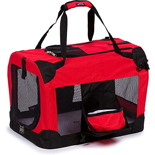 PET LIFE Soft Folding Collapsible  Pet Dog Crate House Carrier XL 36" -$35.79