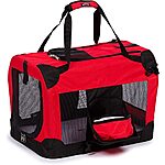 PET LIFE Soft Folding Collapsible  Pet Dog Crate House Carrier XL 36&quot; -$35.79