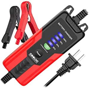 2amp Smart Battery Charger, Automatic Battery Maintainer, 12V Chargers, Trickle Chargers and Battery Desulfator for Cars with Multiple Protection $15.89