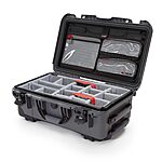 Nanuk 935 Waterproof Carry-On Hard Case with Lid Organizer and Padded Divider w/ Wheels - Graphite $281.41