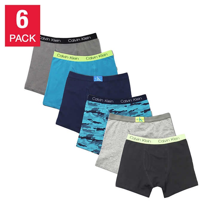 Costco Online : Calvin Klein Boys Boxer Brief, 6-pack $13.99 + tax (Shipping included)