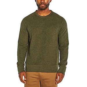 Costco Members: Banana Republic Men's Waffle Crew Sweatshirt: 1 for $10, 5  for $30,
