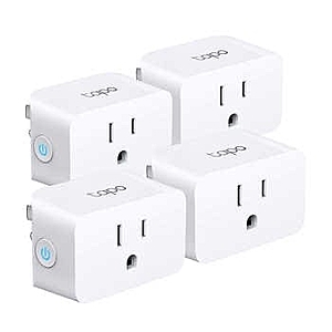 Costco Members: Tapo Mini Smart Wi-Fi Plug, 4-pack, Matter Certified - $  19.97
