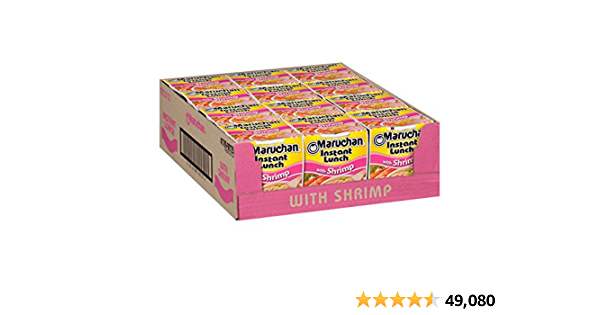 Maruchan Instant Lunch Shrimp Flavor, 2.25 Oz(Pack of 12) $5.47 - $5.47