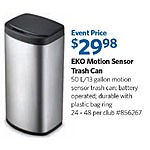 EKO Motion Sensor Trash Can for $29.98