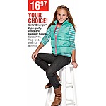 Girls-Energie 2-pc Puffy Vest and Sweater Tunics for $16.97