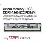 Axiom Memory 16GB DDR3-1855 ECC RDIMM for $229.99