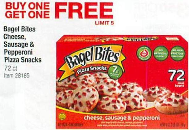 Costco Wholesale Black Friday: Bagel Bites Cheese, Sausage & Pepperoni ...