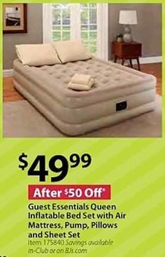 BJs Wholesale Black Friday: Guest Essentials Queen ...