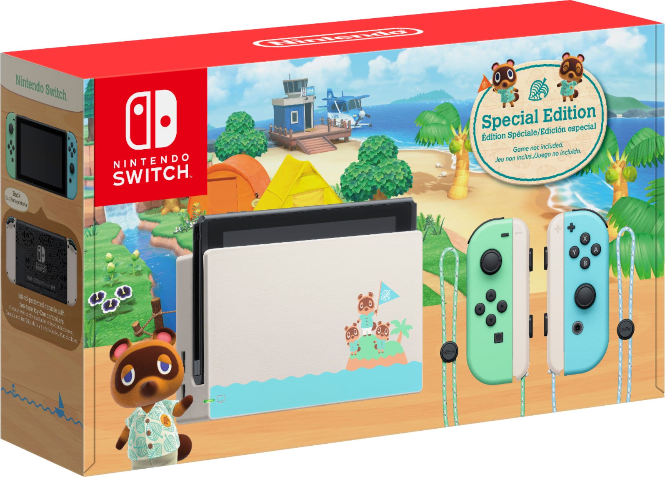 Nintendo Switch Animal Crossing: New Horizons Edition 32GB Console Multi HADSKEAAA - $299.99