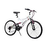DEAD----Dynacraft Women's 24&quot; 21 Speed Rip Curl Bike, 17&quot;/One Size, White/Black/Pink $54.21 @Amazon