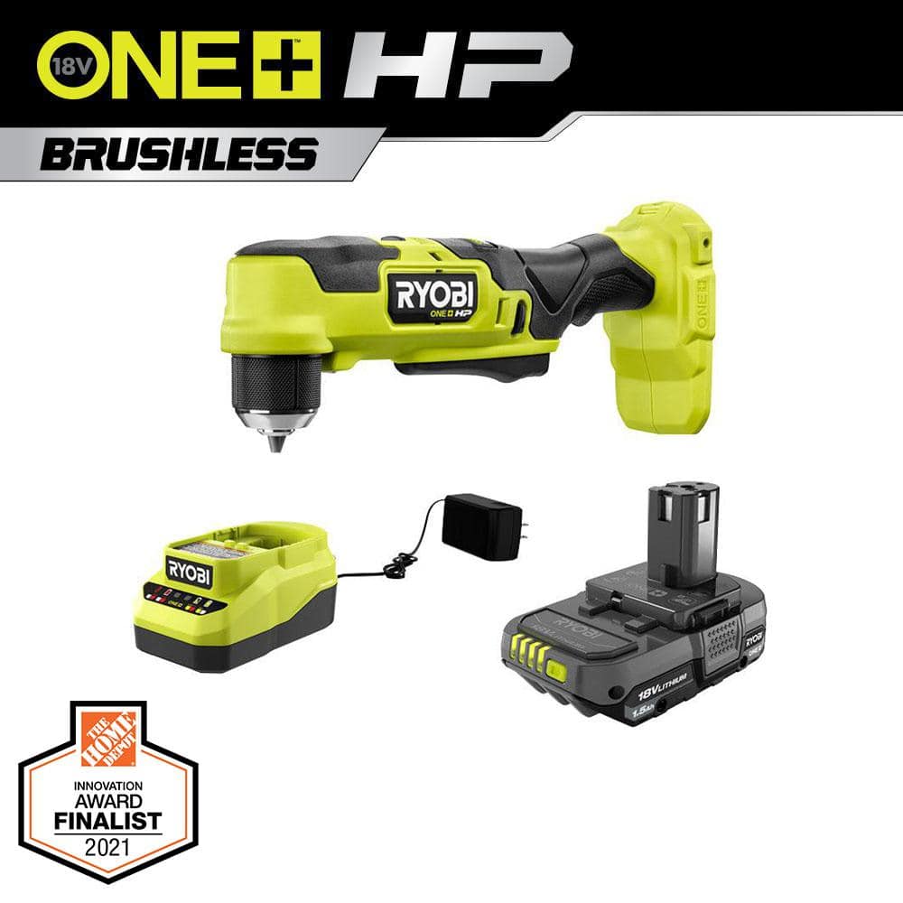 Ryobi ONE+ HP 18V Brushless Cordless Compact 3/8 in. Right Angle Drill Kit with (1) 1.5 Ah Battery and 18V Charger for $99.00 + FREE SHIPPING (was $159.00)