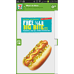 Free 1/8 lb. Big Bite hot dog at 7-Eleven *7/23 ONLY* - with App