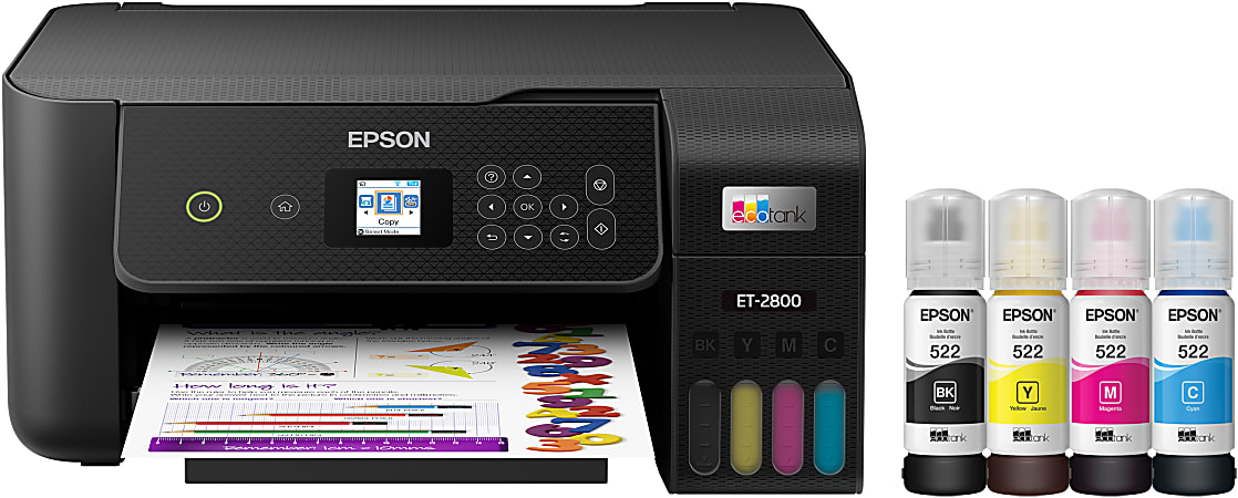 Epson EcoTank ET-2800 All-in-One Color Printer $199 at Office Depot (now very YMMV for store pickup)