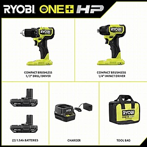 Ryobi one+ best sale hp combo kit