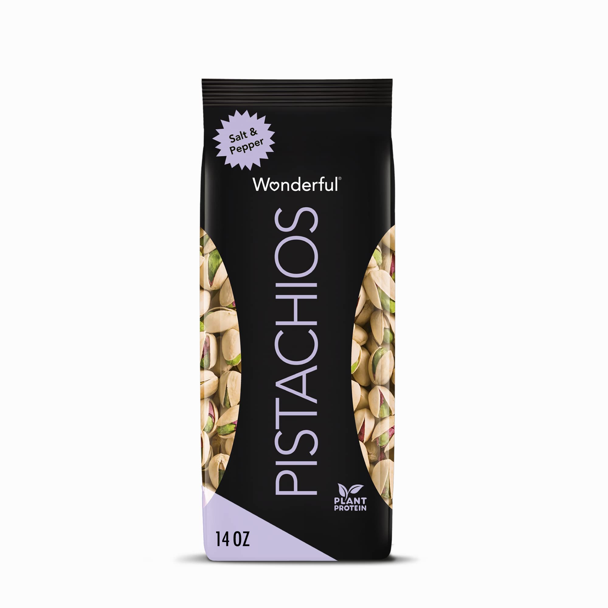 14oz Wonderful Pistachios (In-Shell, Salt & Pepper Nuts) $3.69 w/Subscribe & Save
