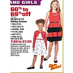 Boscov's Black Friday: All Girls 4-16 Holiday Dresses From Beautees, Speechless, Bonnie Jean, Youngland &amp; More for $7.99 - $27.20