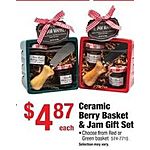 Menards Black Friday: Ceramic Berry Basket Gift Set for $4.87