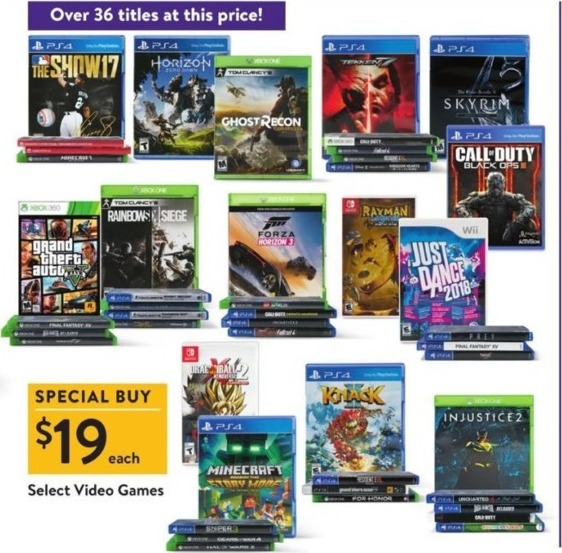 Walmart Black Friday Ghost Recon Grand Theft Auto More