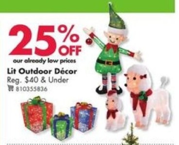 Big Lots Black Friday Lit Outdoor Decor 25 Off Slickdeals Net
