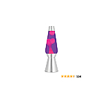 Lava the Original 27 Inch Silver Base Grande Lamp with Pink Wax in Purple Liquid - Amazon - $76.35