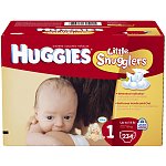 Diapers.com - Huggies Little Snugglers (size 1) $0.14 per Diaper + FS