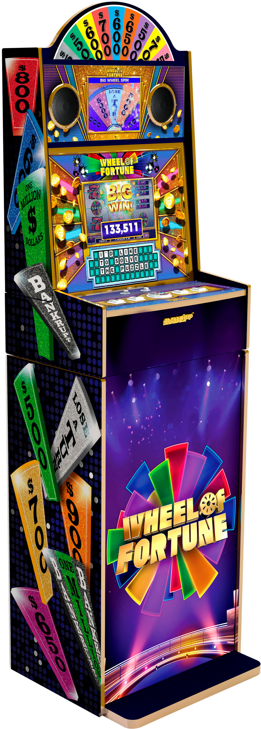 Arcade1Up - Wheel of Fortune Casinocade Deluxe Arcade Game @ Best Buy for $499.99