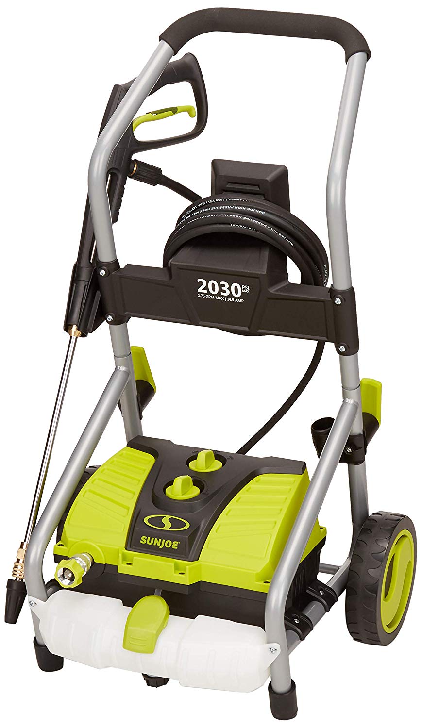 Sun Joe Spx4000 Pro 2030 Psi 1 76 Gpm 14 5 Amp Electric Pressure Washer Green Pro Version