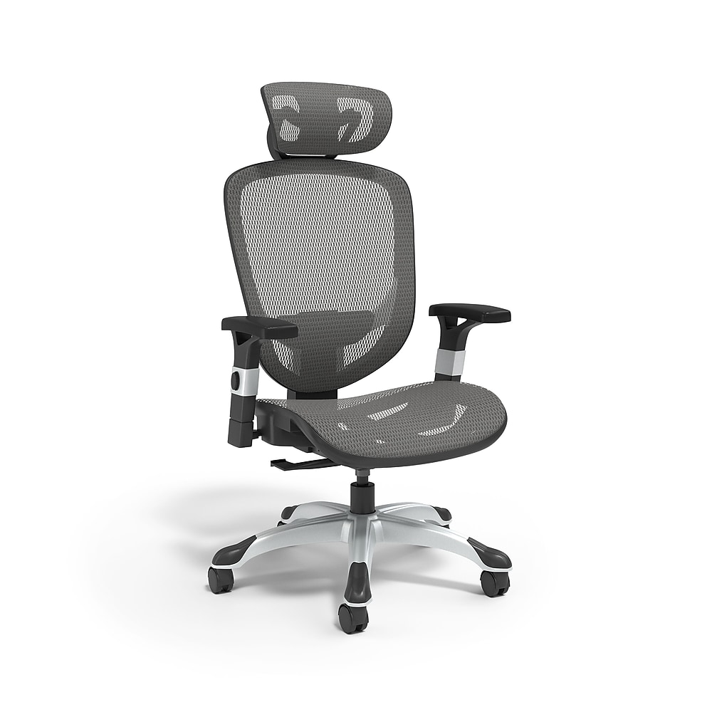 Union & Scale™ FlexFit™ Hyken Ergonomic Mesh Swivel Office Chair, Charcoal Gray (UN59464) - $139.99