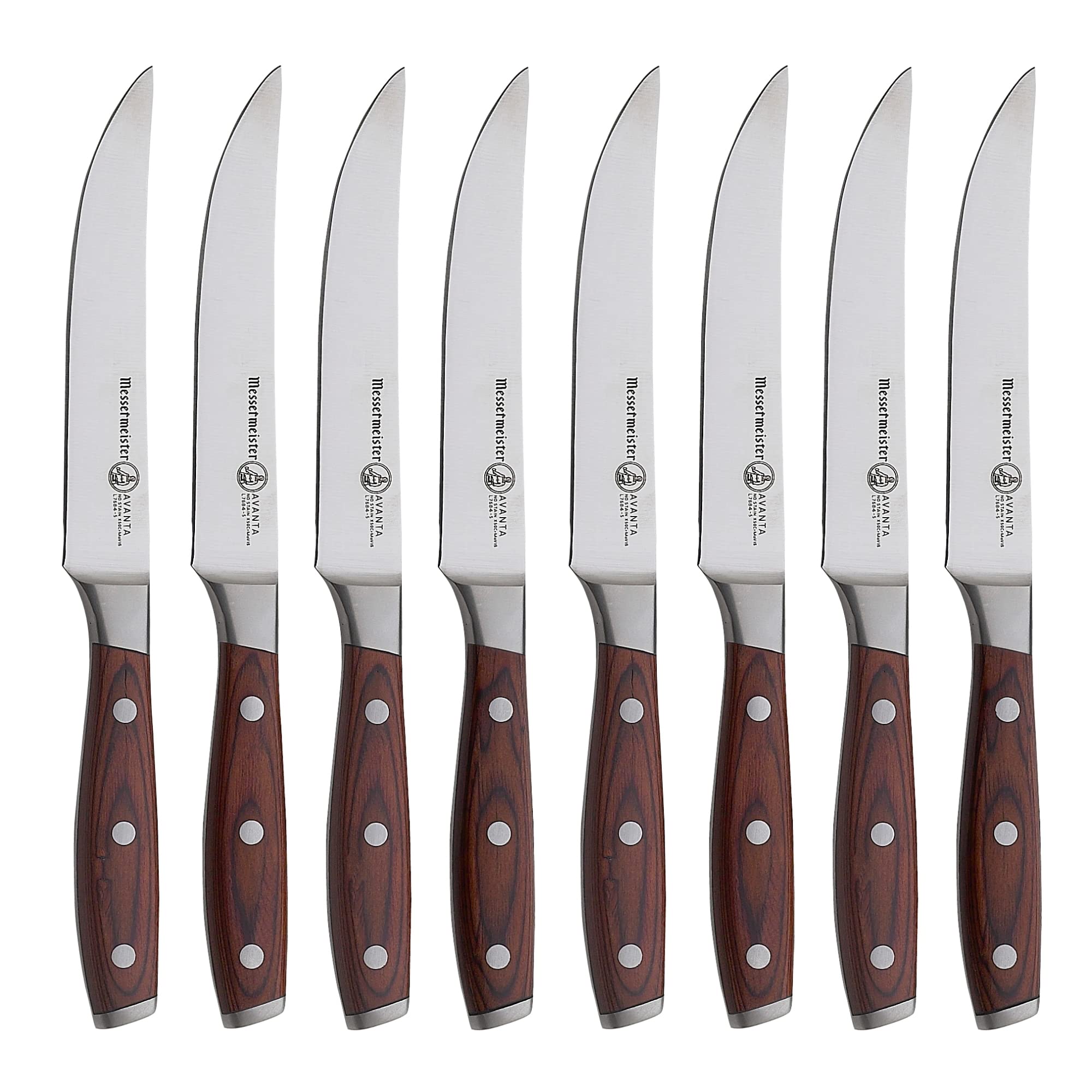 recommerce via Amazon - Messermeister Avanta 5” Fine Edge Steak Knife Set of 8 $59.95