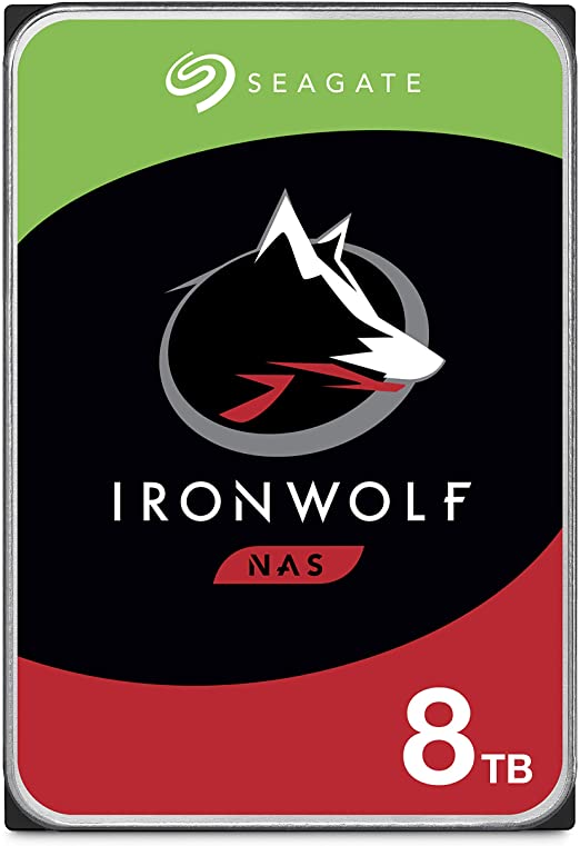 Seagate IronWolf 8TB NAS Internal Hard Drive 7200 RPM for RAID Network Attached Storage $169.99