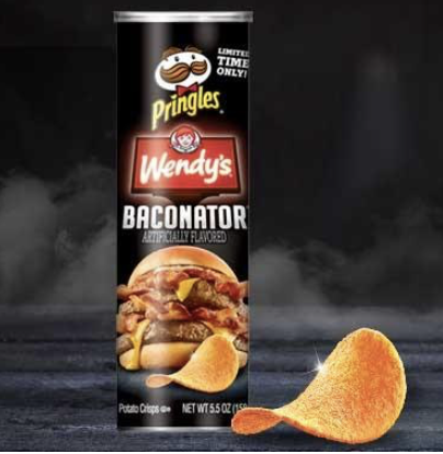 Wendy's - free Baconator with a Pringles Baconator chips purchase $1.49