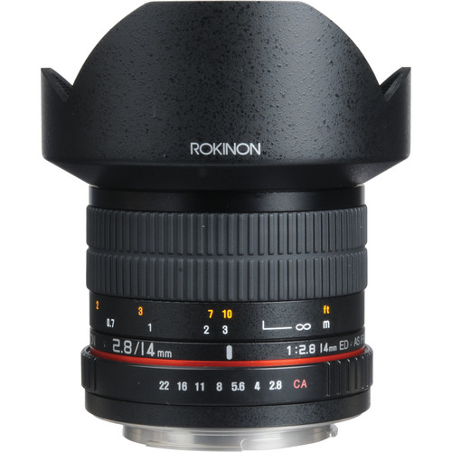 Rokinon 14mm f/2.8 IF ED UMC Lens B&H $249