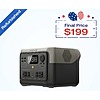 EcoFlow RIVER 2 Max Power Station 512Wh LFP Generator Certified Refurbished - $199