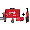 Milwaukee M12 12V Brushless 1/4&amp;quot; Hex Impact Driver Compact Kit w/ M12 3/8&amp;quot; Ratchet $159 + Free Shipping