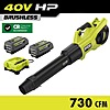 YMMV 40V HP Brushless Whisper Series 190 MPH 730 CFM Cordless Battery Jet Fan Leaf Blower with (2) 4.0 Ah Batteries &amp;amp; Charger $199
