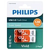 Philips USB 3.0 Vivid 128gb Flash Drive (2 pack) $8.50 @ Walmart